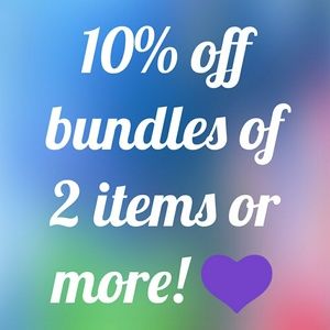 Discount: 10% of 2+ Bundles